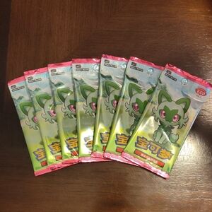 Set of 7 Pokemon Trading Cards - Gem Pack Vol. 1, Chinese Exclusive